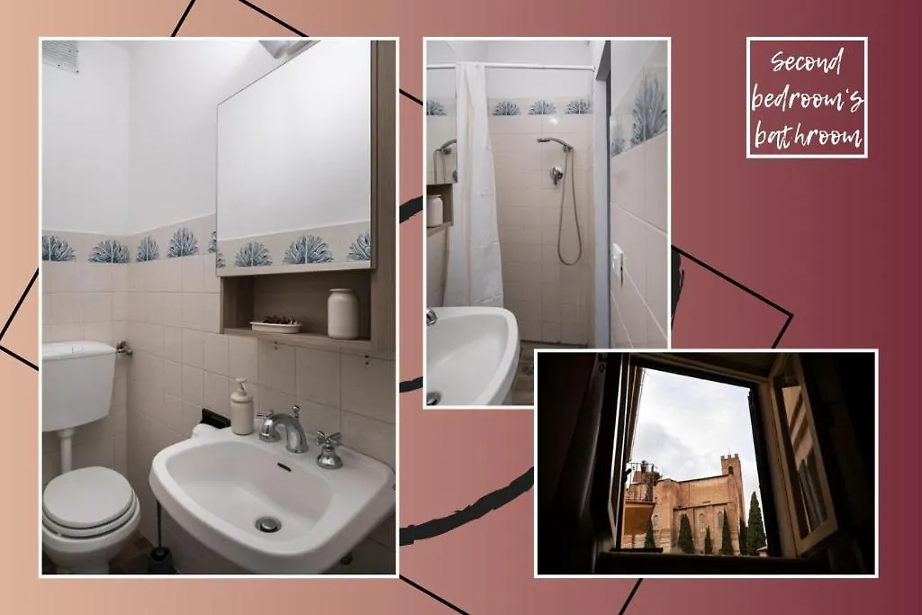 Cor Sena Pandit - Due Camere Con Bagni Privati A Tre Minuti Da Piazza Del Campo Сиена